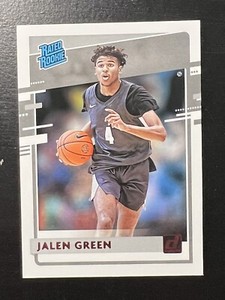 2021-2022 Panini Chronicles Donruss Draft Picks Jalen Green Rated Rookie