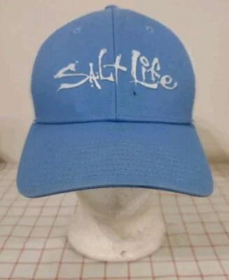 Gorra Salt Life azul para hombre talla única malla bordada  Foto 1 de 4