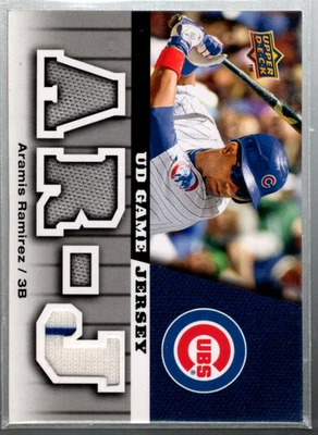 A2019- 2009 Upper Deck UD Game Jersey #GJRA Aramis Ramirez jersey - NM-MT - Image 1 of 2