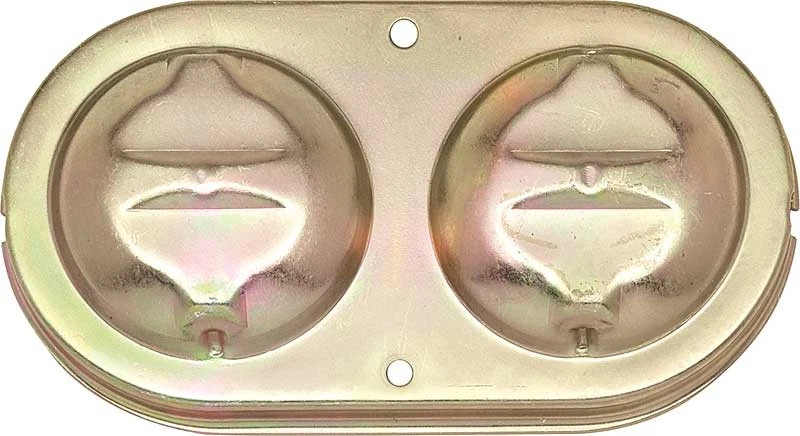 1967-82 Chevrolet; Master Cylinder Cover; Dual Bail; Zinc Plated - Image 1 of 1