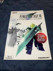 Final Fantasy VII 7 -Official Strategy Guide Brady Games PlayStation 1 PS1 - Foto 1 di 13