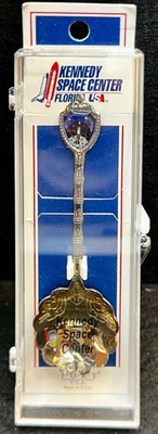 Vintage/2000s  KSC NASA Florida Apollo Saturn V Center Spoon Fort USA 4.25" - Image 1 of 4