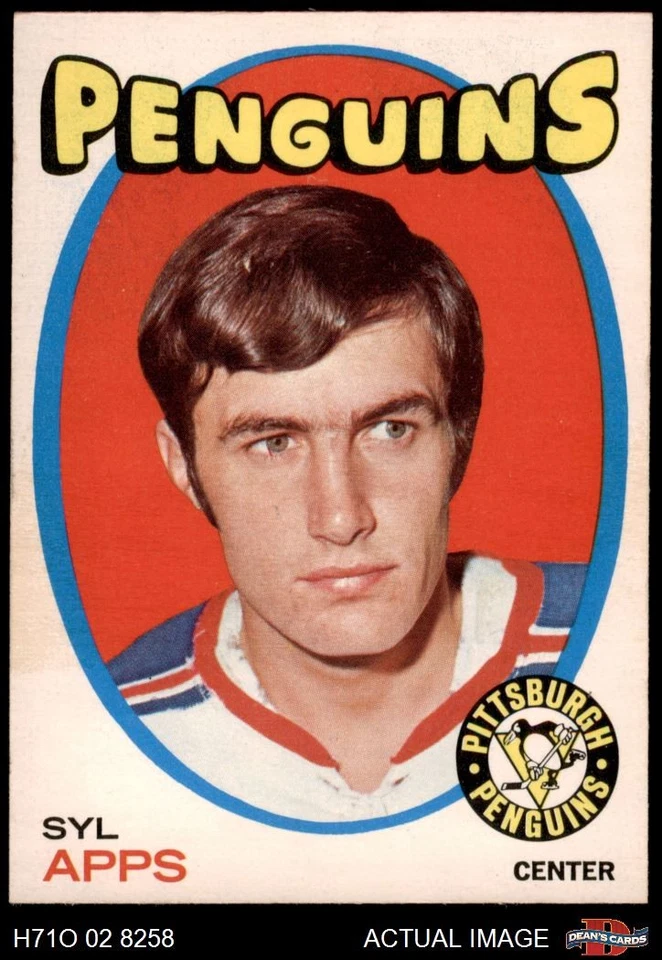 1971 O-Pee-Chee #77 Syl Apps Jr. Penguins RC 6 - EX/MT - Image 1 of 1