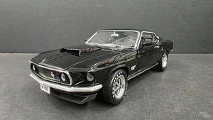 Ford Mustang Boss 429 Elite Limited 1969 American Muscle ERTL NEGRO 1/18 DC - Imagen 1 de 7