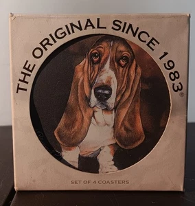 CoasterStone Bassett Hounds Coasters (U.S.A.) - Picture 1 of 13