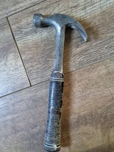 Vintage Estwing Black Leather Handle Hammer - Picture 1 of 8