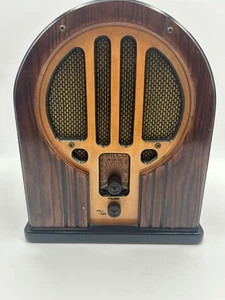 Retro Philco 84B 841 Reproducción/Réplica Redonda Catedral Radio AM FM - Imagen 1 de 10