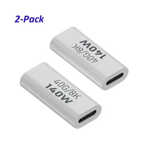 USB Type C Female to Female Extension Joiner Adapter Converter Cable Coupler New - Picture 1 of 6