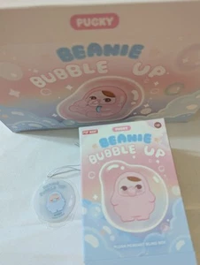 Authentischer Pop Mart Pucky Beanie Bubble Up Plüsch Anhänger - Sleepy Bubble - Bild 1 von 5