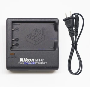 Chargeur original Nikon MH-61 pour batterie EN-EL5 Coolpix 3700 4200 5200 5900 7900 - Photo 1 sur 4