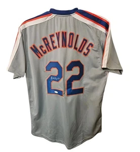 New York Mets Kevin Mcreynolds Signiertes Trikot JSA Authenticed. Gr. XL. - Bild 1 von 7