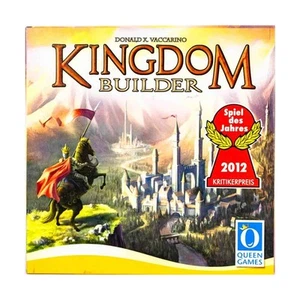 Queen Boardgame Kingdom Builder (1st Ed) w/Marshlands Expansion VG+/NM - Picture 1 of 2