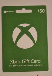 Microsoft Xbox Gift Card £50 - Picture 1 of 1
