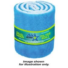 Rouleau multimédia collé bleu pour filtre à air ou aquarium 30 pieds carrés / 25" de largeur (15 pi)