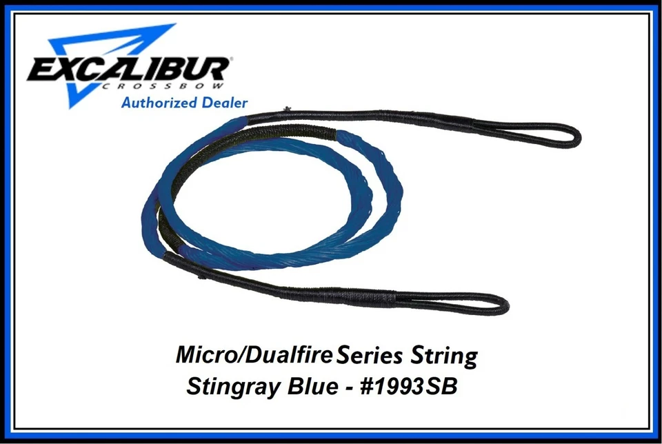 EXCALIBUR Micro DualFire Series Stingray Blue Crossbow String 1993SB Auth Dealer - Image 1 of 3