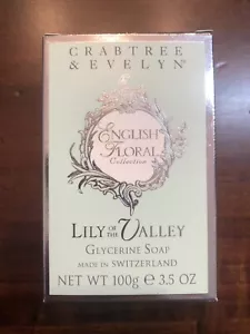 Crabtree And Evelyn Lily Of The Valley Glycerine Soap 3.5oz New In Box - Picture 1 of 4