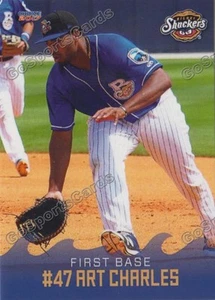 2017 Biloxi Shuckers Art Charles RC Rookie Milwaukee Brewers - Picture 1 of 1