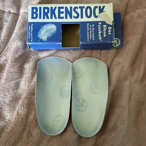 Birkenstock Blue Footbed Casual Sport - Size US EURO 39 Women 8 Men 6 EUC - Picture 1 of 4