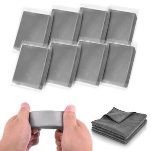 Car Clay Bar 8 Pack & Cleaning Towels, Premium Grade No Scratch Magic Clay Bars - Picture 1 of 10