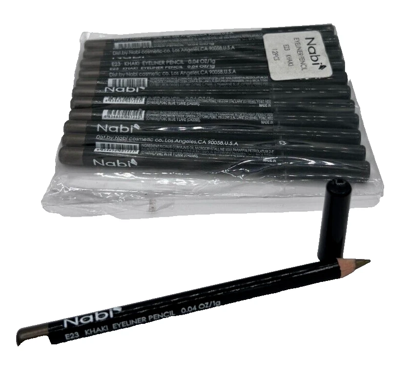 LÁPIZ DELINEADOR DE OJOS NABI E23 LÁPIZ CAQUI 0,04 OZ.  PACK 12 Foto 1 de 1
