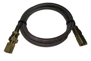 Getinge 61301600846 FLEX HOSE ASSEMBLY, 0.187 IN X 0.125 IN FPT, BRASS - Picture 1 of 3