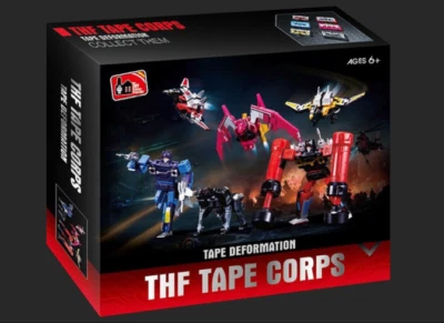THF-01P 6-piece Tape Laser Bird Robot Dog Bat Set available with MP13 Sonic toy - Image 1 of 3