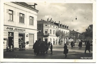 I942 CROATIA METKOVIC ITALIAN EMPLOYMENT POSTCARD COVER TO ITALY - Image 1 of 2