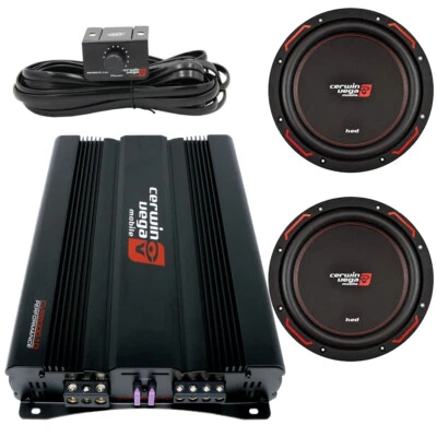 Par de Subwoofers Cerwin Vega 12" 1200W CADA Subwoofer + Amplificador Mono 1 Canal Foto 1 de 4