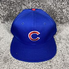 Vintage Chicago Cubs Snapback Hat Baseball Cap MLB Blue 90s NWT Deadstock NOS