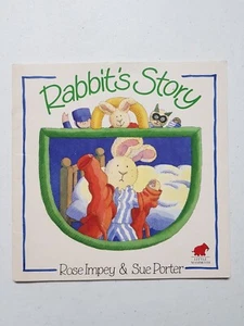 Book - Rabbit's Story 1990 PB Rose Impey - Picture 1 of 3