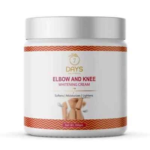7 Days Elbow and Knee Whitening Evens Skin Tone dark spot removal cream 100gm - Picture 1 of 8