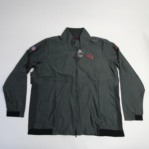 New England Patriots Nike NFL On Field Apparel Jacket Men's Dark Gray New Cover