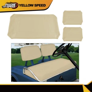 3X Club Car Front Seat Cover PU Leather Fit For PRE-2000 DS Golf Cart 1982-2000 - Picture 1 of 12