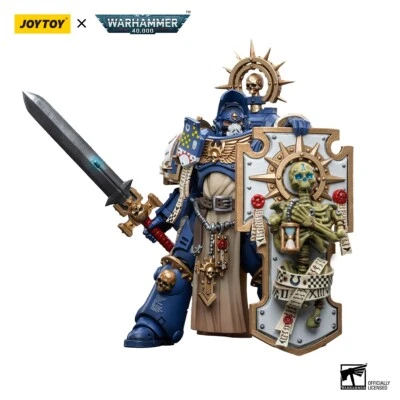 JOYTOY Warhammer 40K 1/18 Ultramarines Primaris Captain com Escudo de Relíquia - Imagem 1 de 4