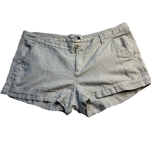 The North Face Women Linen Cotton Hiking Shorts 14 Outdoor Comfort - Picture 1 of 10
