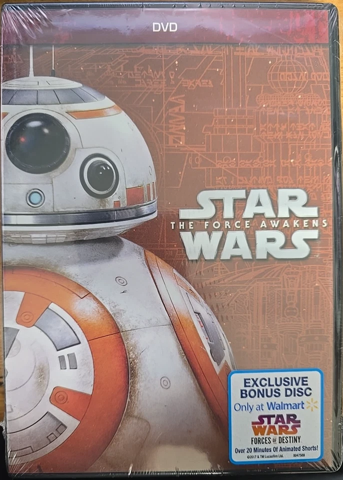 BRAND NEW Star Wars The Force Awakens DVD BONUS  DISC Forces of Destiny SEALED - Image 1 of 1