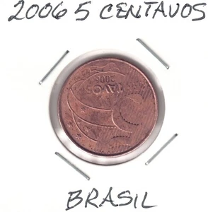 2006 Brazil 5 Centavo coin. U grade from the Hi-Res scans. - Picture 1 of 2