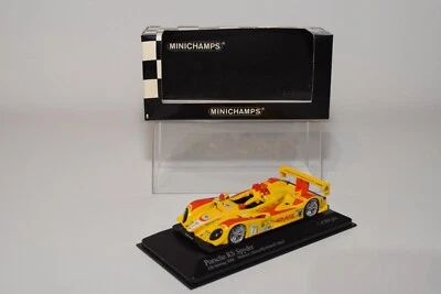 B18 1:43 MINICHAMPS 400 086807 PORSCHE RS SPYDER #7 WINNERS 12H SEBRING 2008 MIB - Immagine 1 di 4