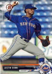 Lot of (10) 2017 Bowman Draft JUSTIN DUNN Rookie Card #BD-49 Mets - Picture 1 of 1