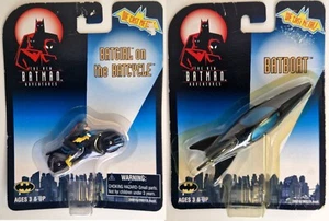 KENNER The New BATMAN Adventures BATGIRL ON BATCYCLE and BATBOAT Die-Cast - Picture 1 of 8