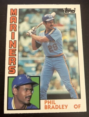 1984 Topps Traded - Phil Bradley - #15-T - Seattle Mariners - Image 1 of 2