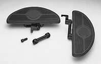 KIT DE TABLAS DE PISO AJUSTABLES NEGRAS CON TABLA DE PIE MEDIA LUNA - HARLEY FX FL BOBBER Foto 1 de 1