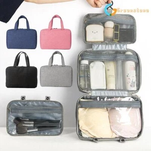 Toiletry Makeup Bag Cosmetic Storage Large Capacity Travel Hanging Washbag - Picture 1 of 15