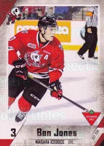 2017-18 Niagara IceDogs #2 Ben Jones