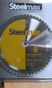 STEELMAX SM-BL-09-SS, 9" STAINLESS STEEL CUTTING BLADE, 1" ARBOR - Picture 1 of 6
