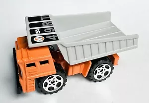 Matchbox Diecast Dump Truck 1989 M54 49RT Diecast 3” Caterpillar CAT Toy Orange - Picture 1 of 6