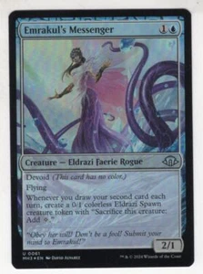 MTG Modern Horizons 3 Foil Uncommon Card #61 Emrakul's Messenger - Picture 1 of 1