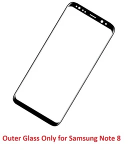 Front Screen Touch Glass Replacement Part for Samsung Galaxy Note 8 6.3" Display - Imagen 1 de 6