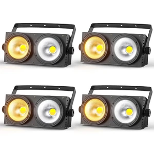 U'King 4PCS 200W COB Par Light 2X100W Blinder Illuminazione 2 Occhi LED 2IN1 COB - Foto 1 di 9