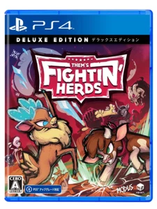 NEW Them's Fightin' Herds Deluxe Edition PS4 Sony Physical disc ver - Picture 1 of 1